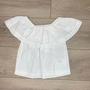 Aritzia/Wilfred Free - XXS white off shoulder top